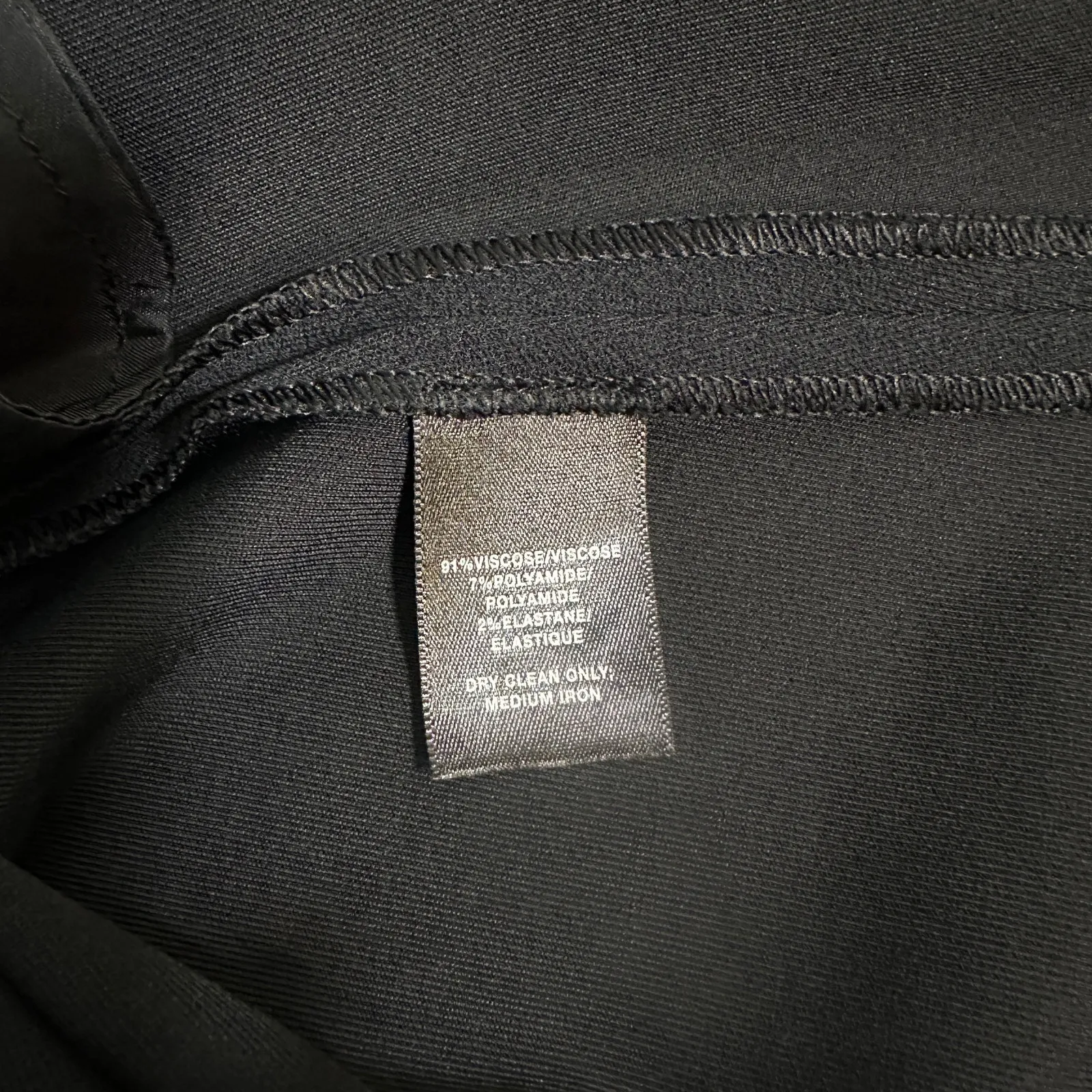 Lafayette 148 Black Handkerchief Dress P | Sleeveless | Viscose | MSRP $498 Size M - Image 8