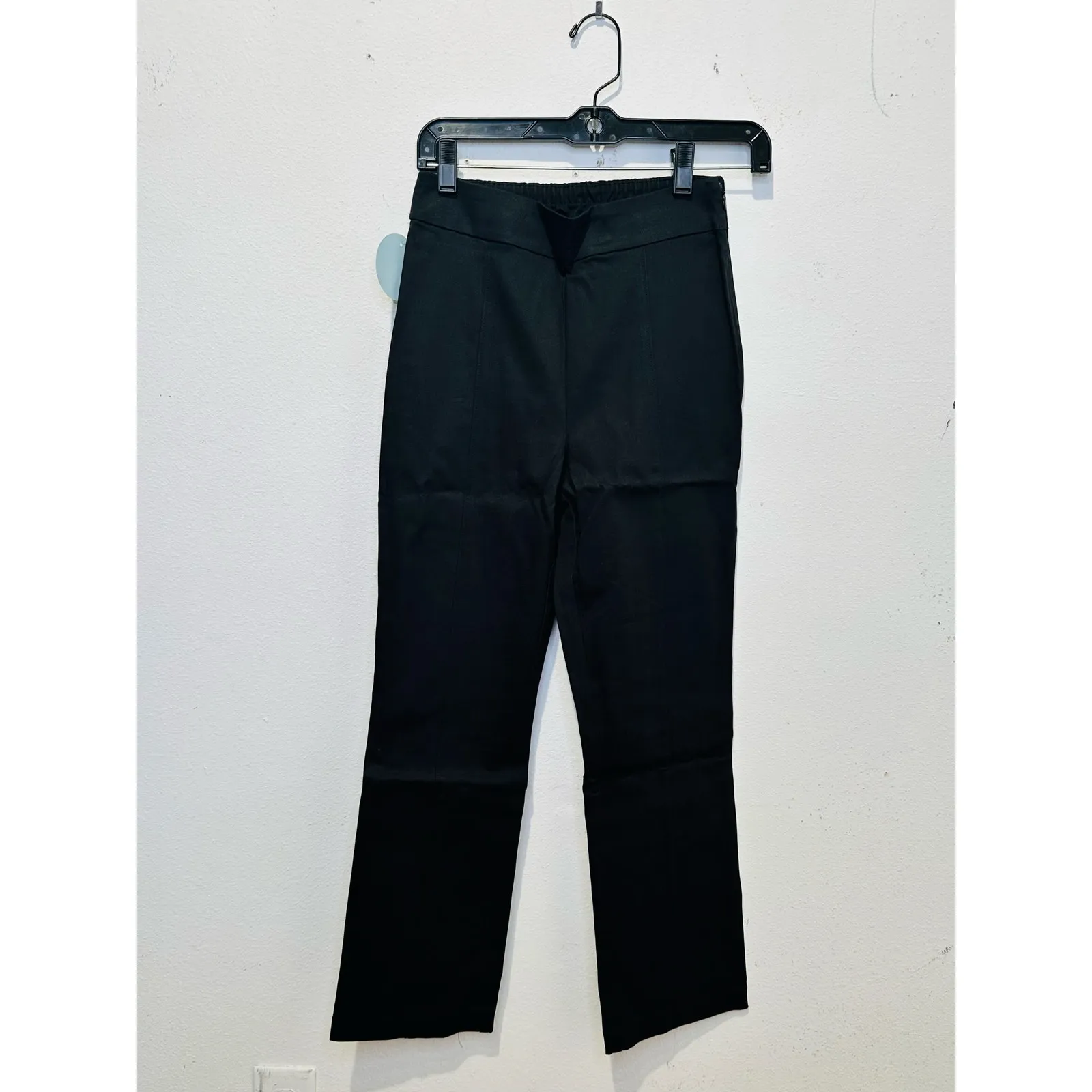 NWT HILL HOUSE Women's Black Cropped Stretch Trouser The Claire Pants Size XS - Image 4