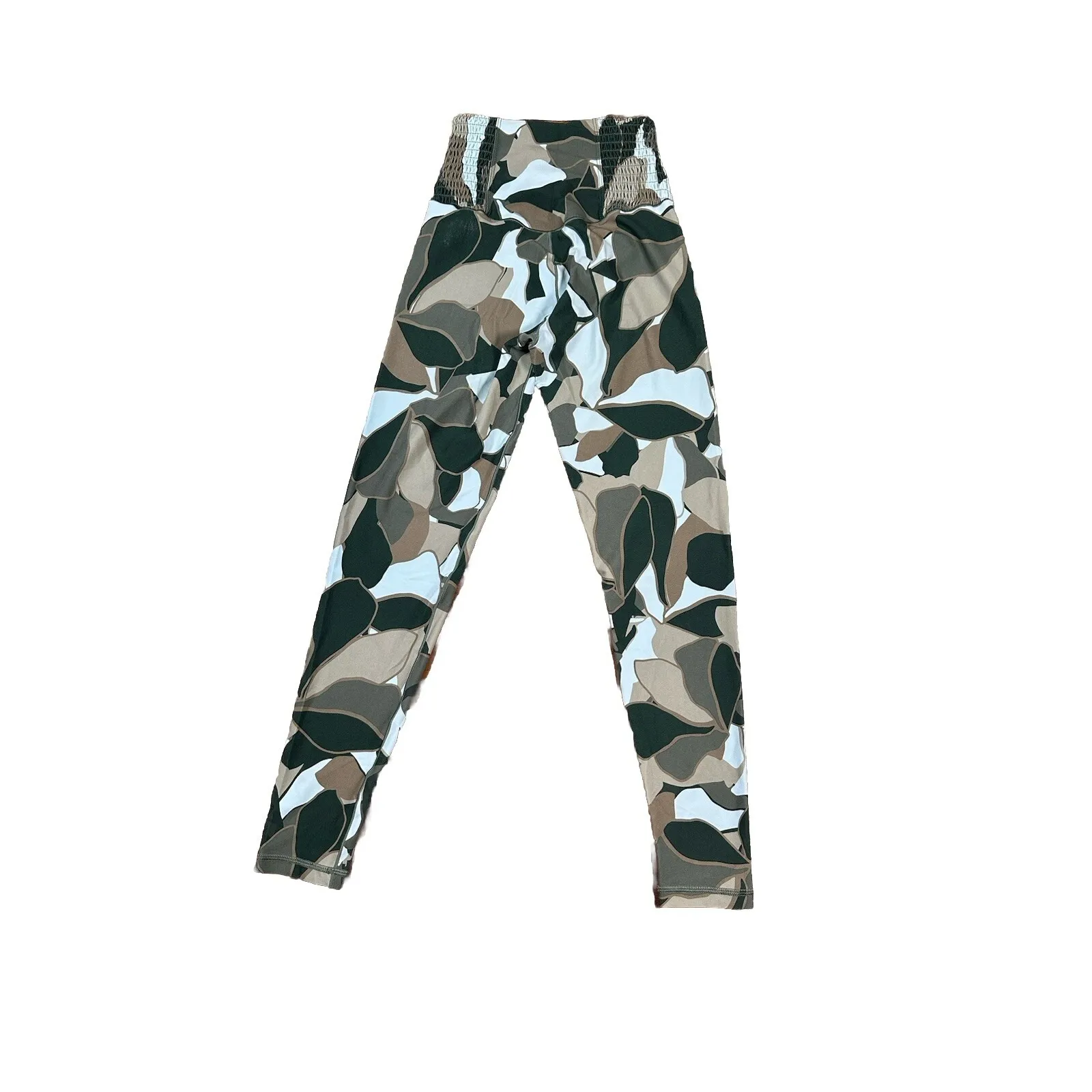 Aerie Offline Real Me 7/8 Green Print Leggings Size Small‎ - Image 5