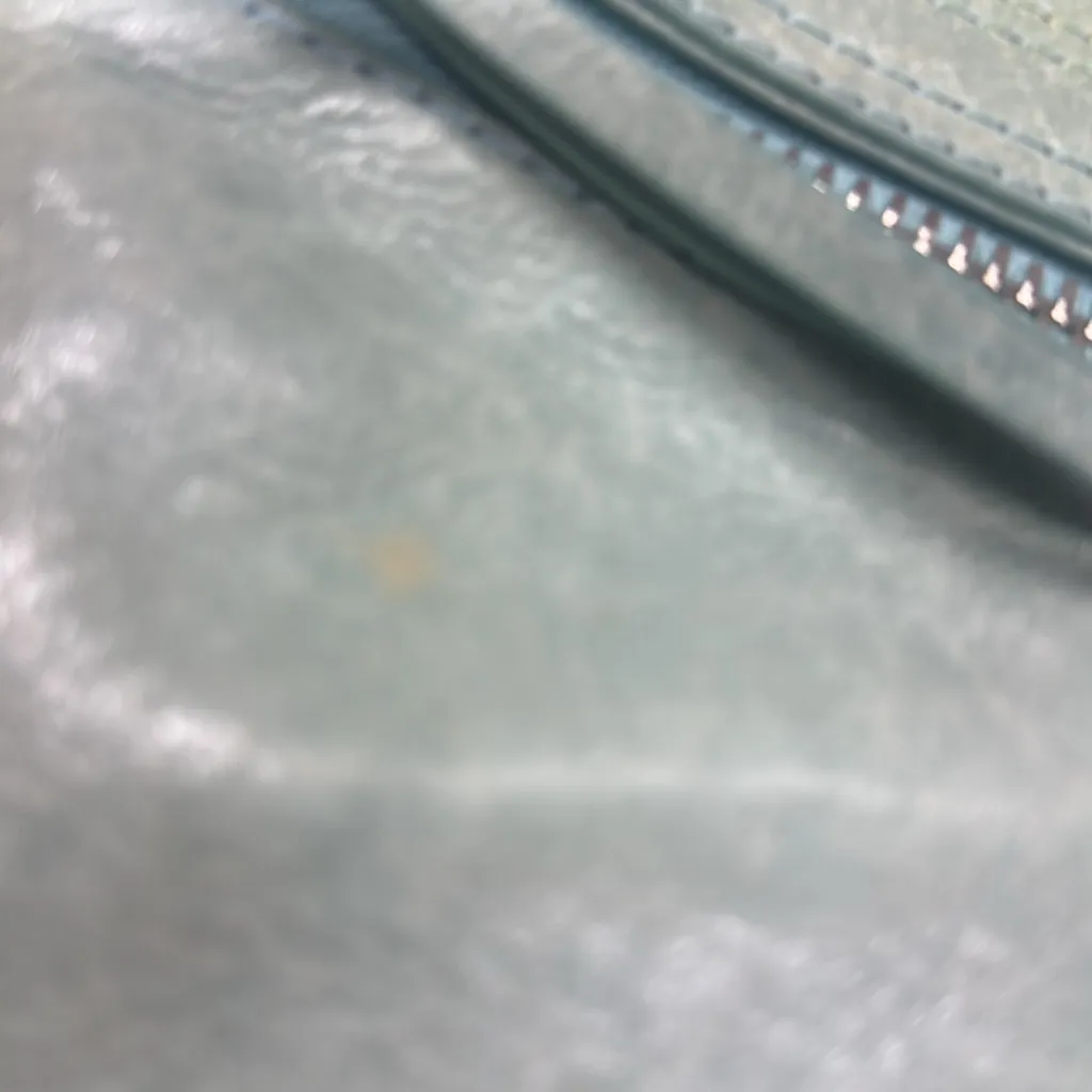 Botkier Trigger Womens Blue Leather Studded Zipper Crossbody Shoulder Bag EUC - Image 12