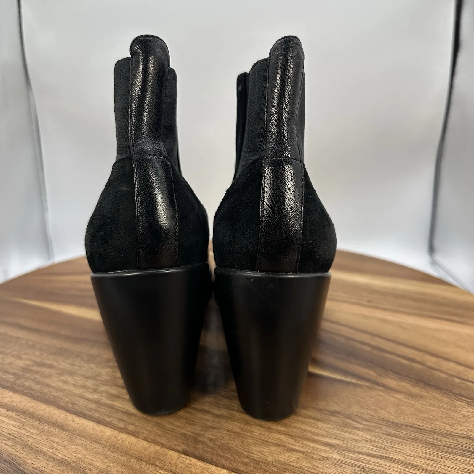 Dansko Tiffany Nappy‎ Suede Ankle Boots Black Heeled Women's 41 US 10.5-11 - Image 2