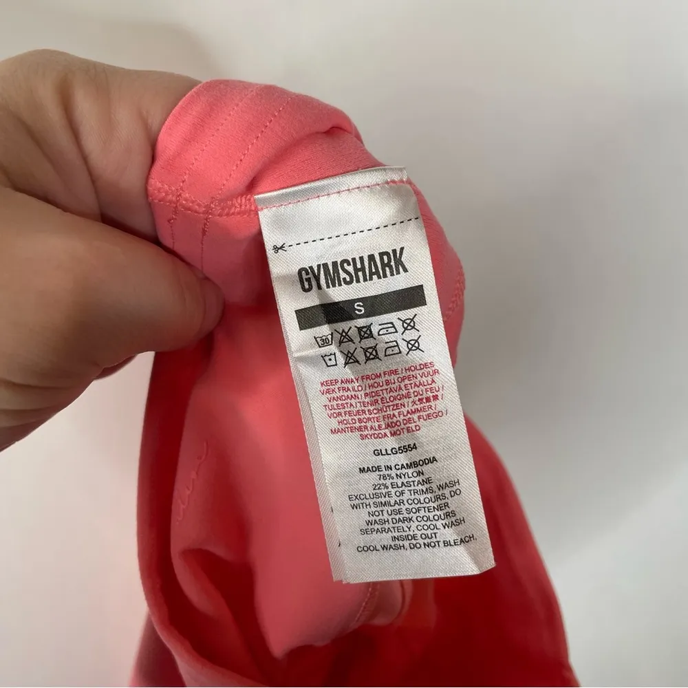 Gymshark x Whitney Simmons Peony Pink High Waisted Leggings Size Small - Image 7