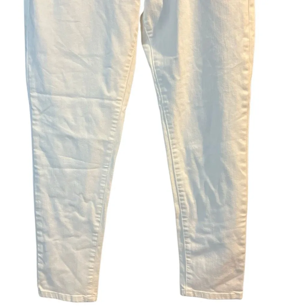 Kancan Paige High Rise Ankle Skinny White Jeans Non Ripped 11/29 #761 - Image 6