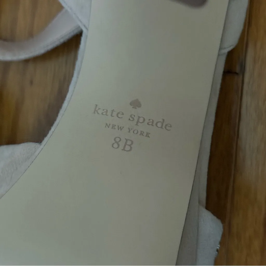 NEW Kate Spade Deliah Block Suede Sandals - Image 8