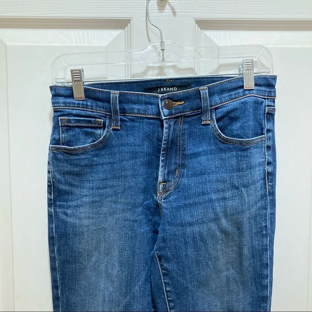 J. BRAND Skinny Jeans Step Hem in Mesmeric Blue Size 27 - Image 3