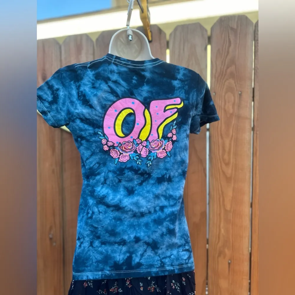 Odd Future Donut Logo Tye Dye Tee Size Small - Image 3