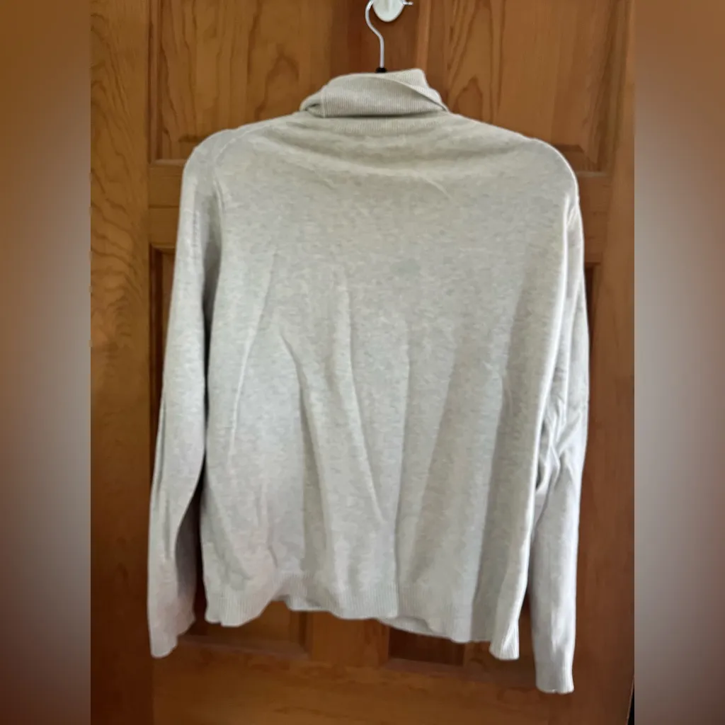 Gap grey turtleneck sweater size X-Large y2k vintage - Image 2
