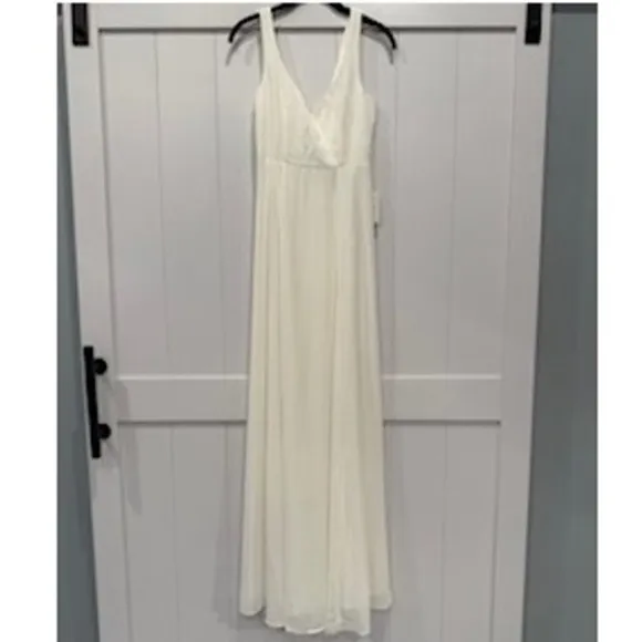 NWT Show Me Your Mumu Weddings Ivory Maxi Dress‎ Sleeveless Bridesmaid Gown XS - Image 3