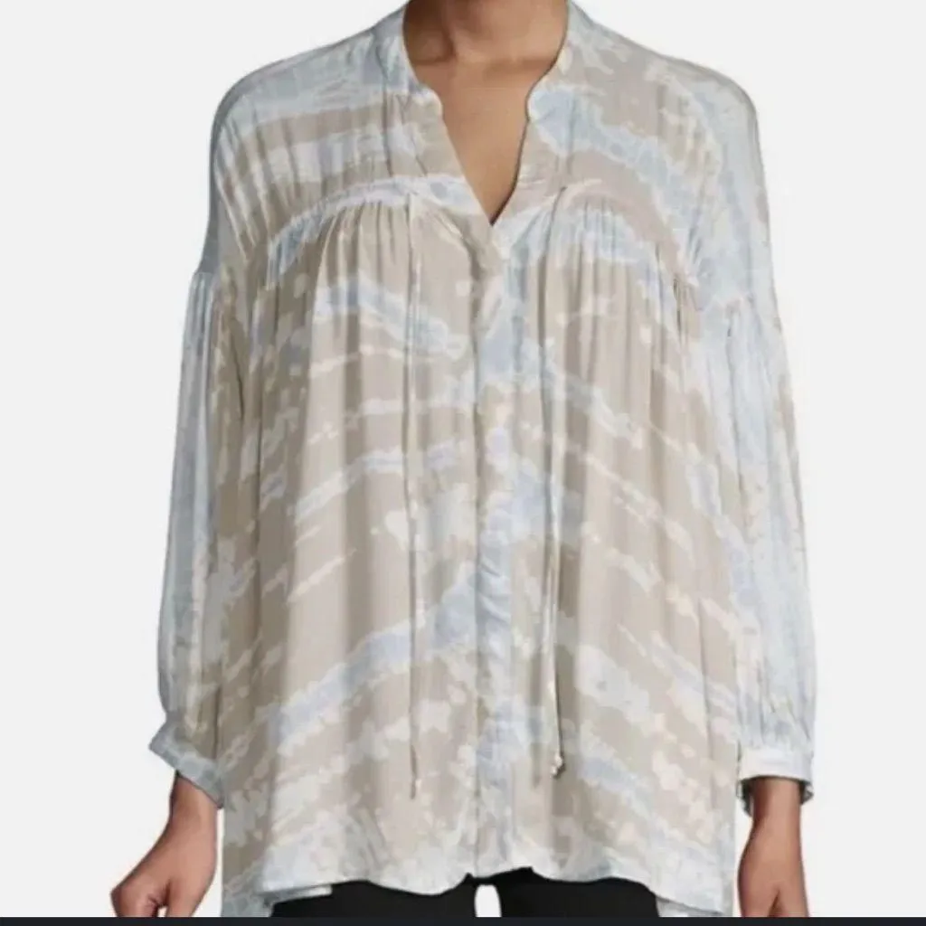 Young Fabulous & Broke Tie-Dye Boho Blouse Size: Approx. Medium/Large - no tag - Image 2