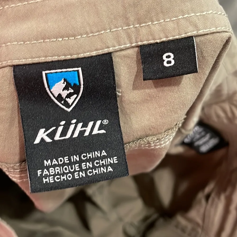Kuhl Hiking Shorts Size 8 Tan - Image 4