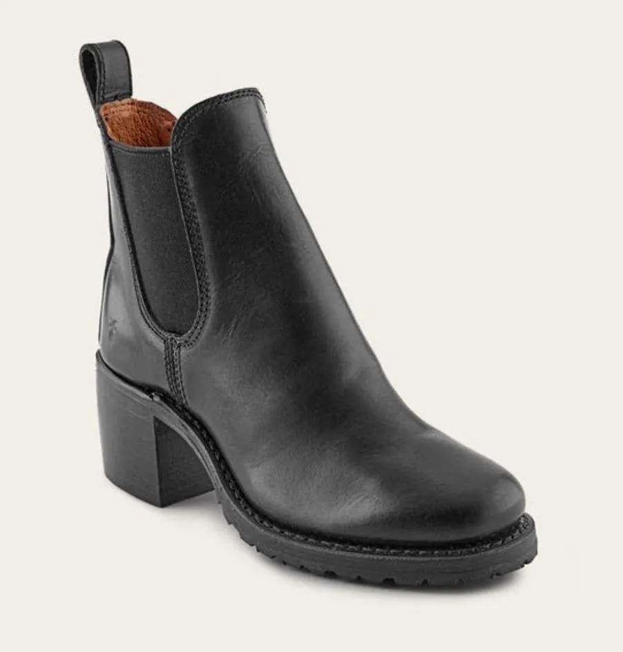 NWT Frye Sabrina Chelsea Black Leather Boots - Image 3