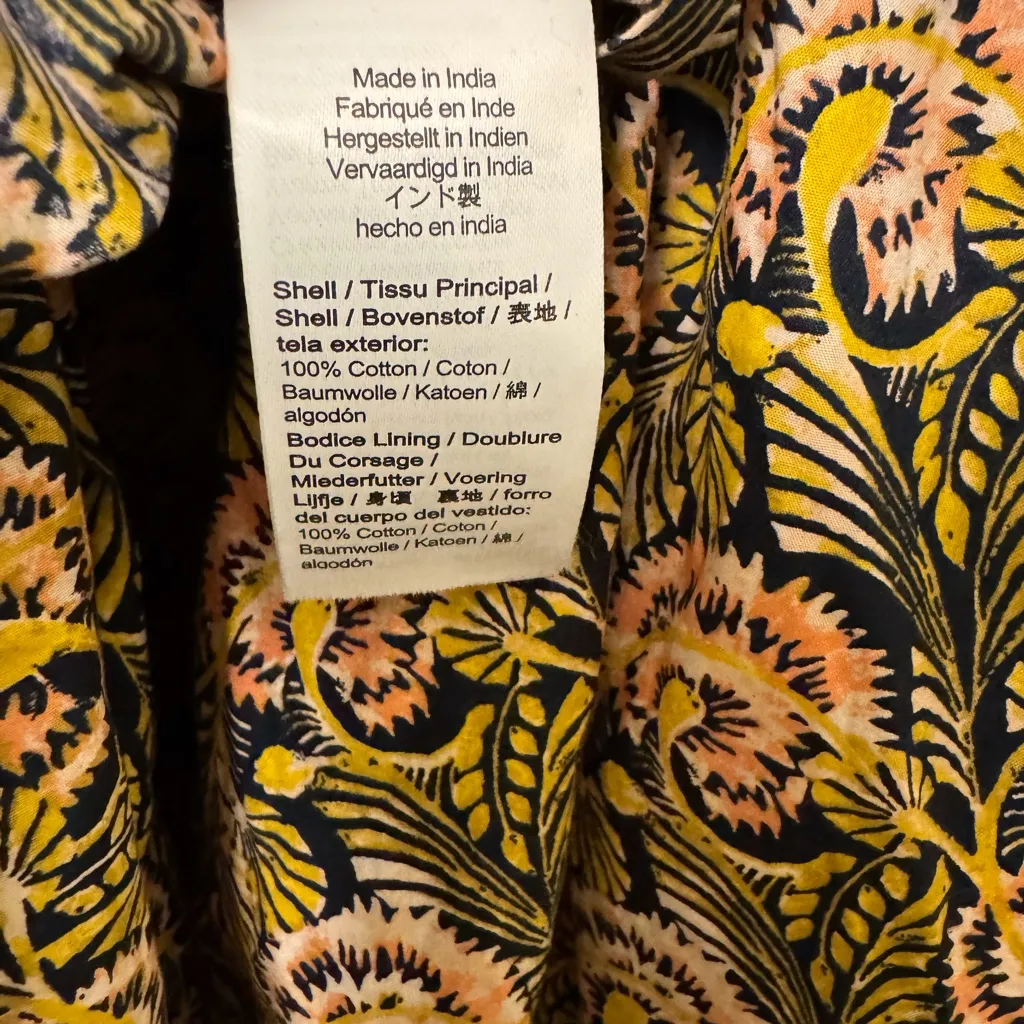 NWOT J.Crew Oahu V-neck tiered Pocket dress in dandelion swirl xxs‎ - Image 11