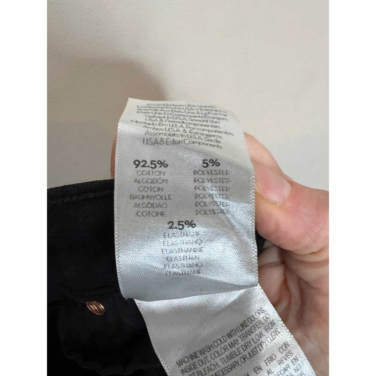 Mother The Doozy Jeans Flare in Not Guilty Black Sz 27 - Image 10