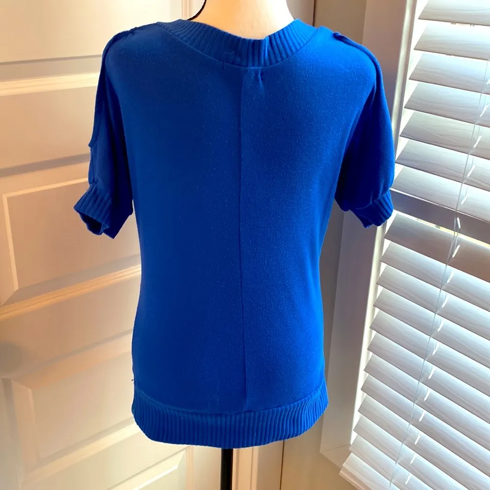 || Blue short sleeve top - Image 4
