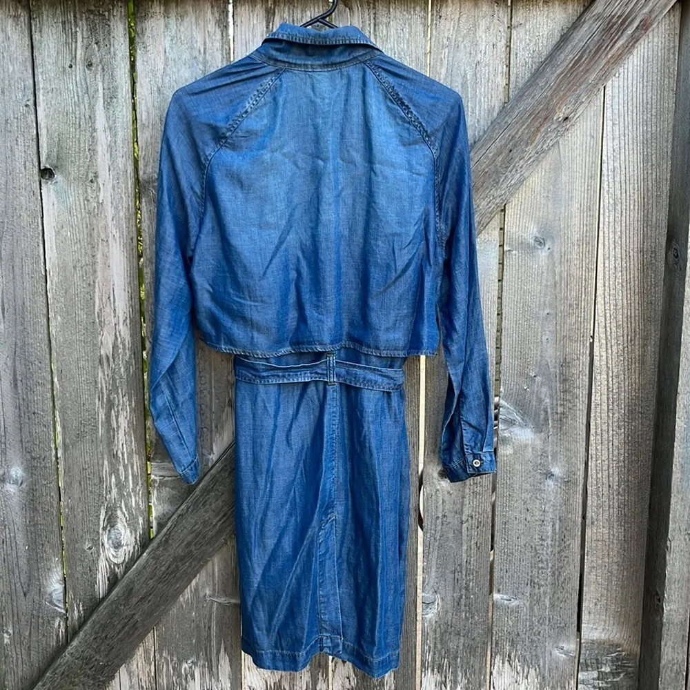 EUC Cloth & Stone Open Front Trench Coat / Top - Image 8