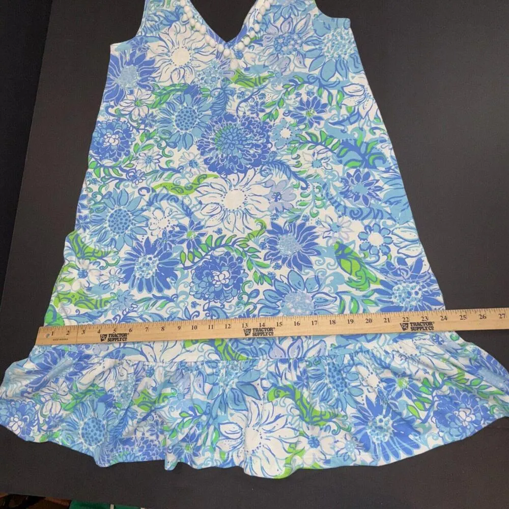 Lilly Pulitzer Frenchie Blue Designer CAMILLA SWING DRESS Preppy Classic | S - Image 7