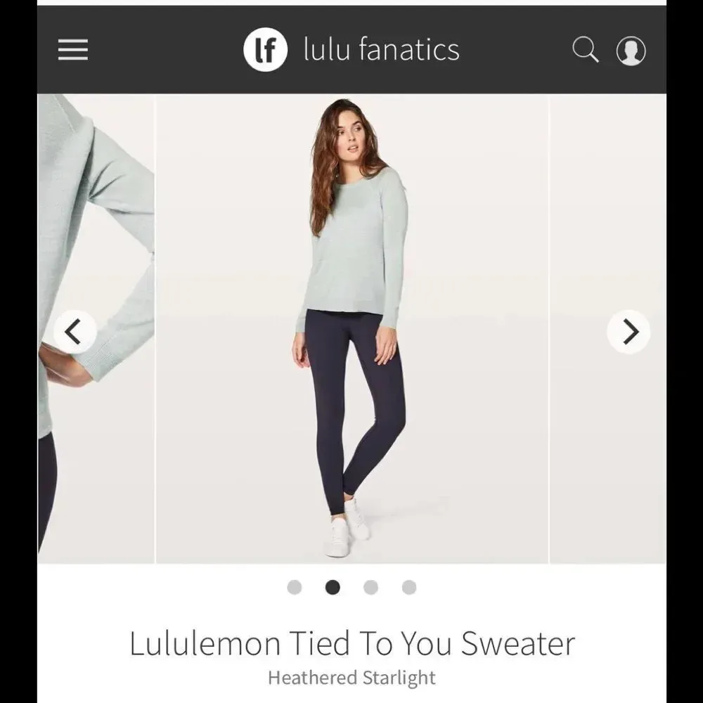 Lululemon Tied To You Sweater
Heathered Starlight - Image 10