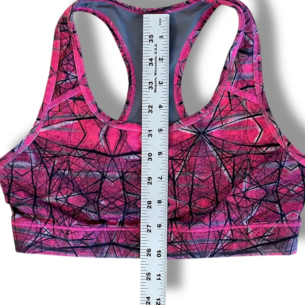 NIKE PRO Womens Running Athletic Work Out Sport Bra Tank Top Shirt Pink Small - Image 6