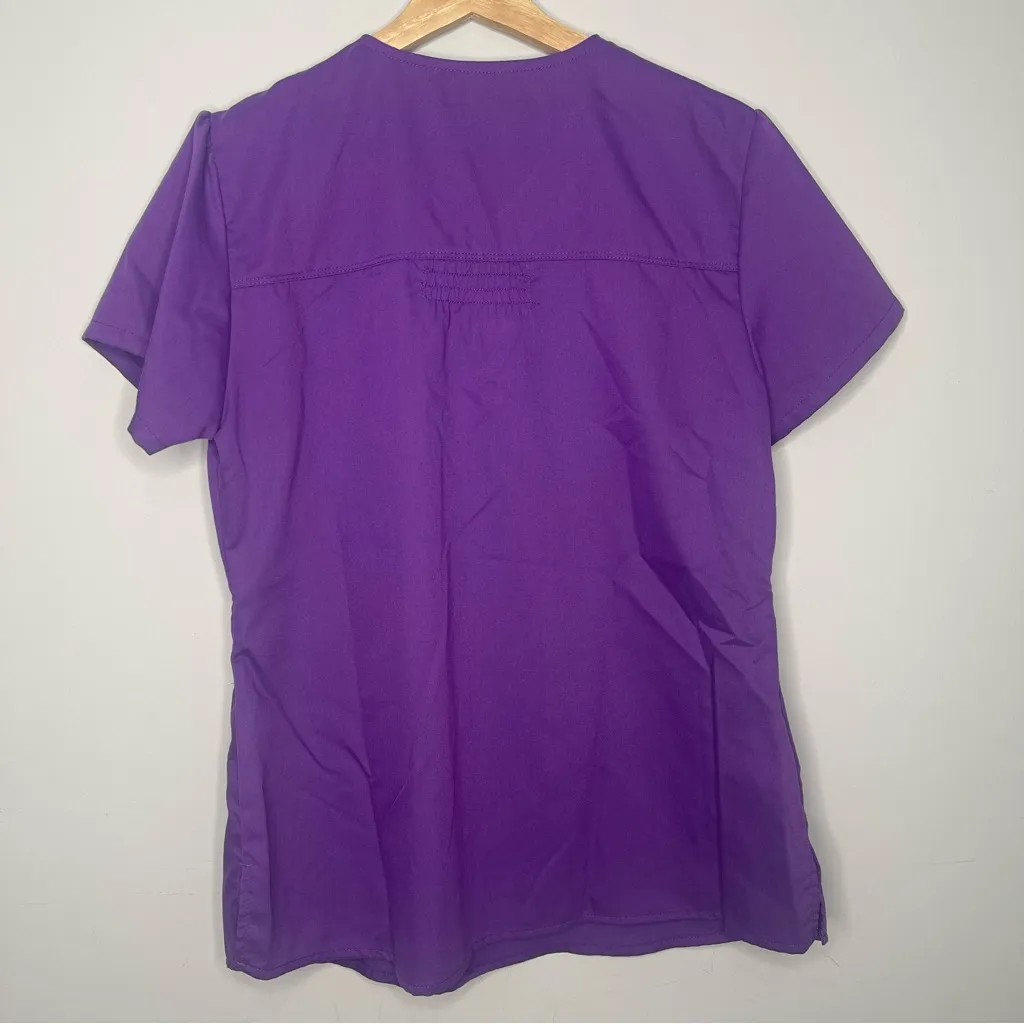 Greys Anatomy Purple Scrub Top (Medium) - Image 6