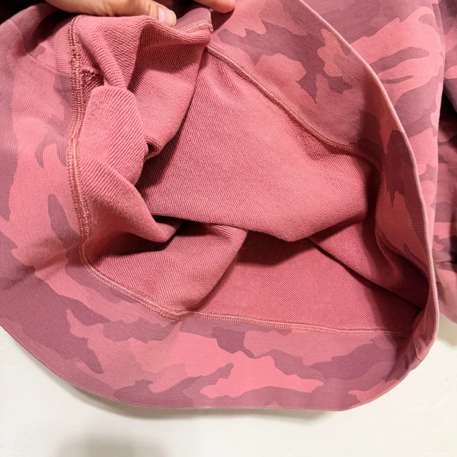 Lululemon Perfectly Oversized Crew Sweatshirt Heritage 365 Camo Brier Rose Sz 10 - Image 5