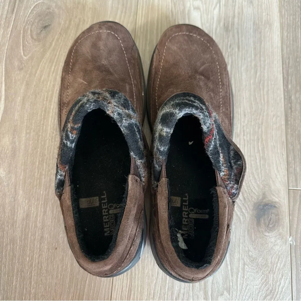 Merrell Moc Encore Spritz Womens Sz 10 Brown Suede Slip On Q Form Mules J55932 - Image 5