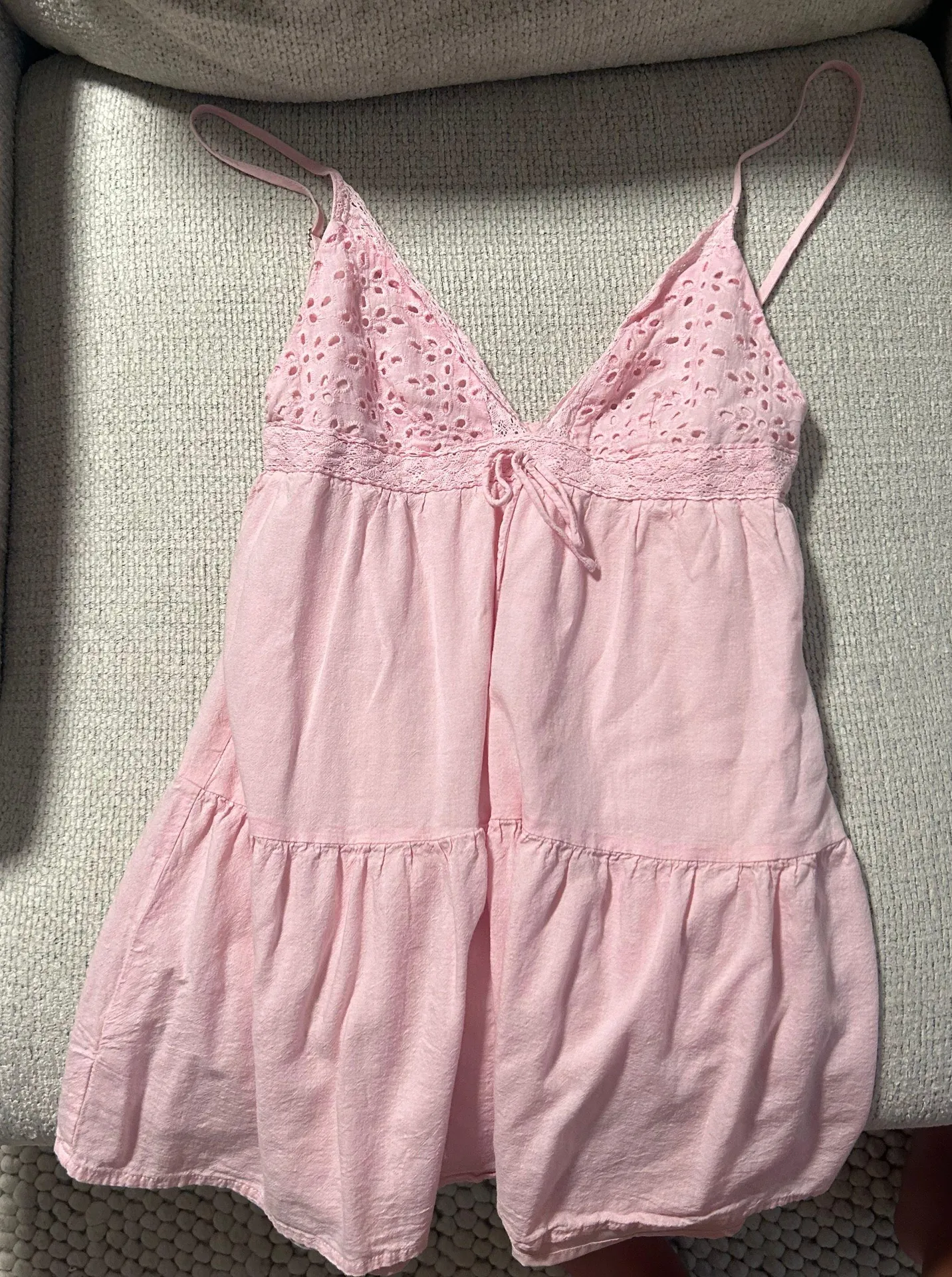 Nicoletta Mini Dress Light Pink - Image 2