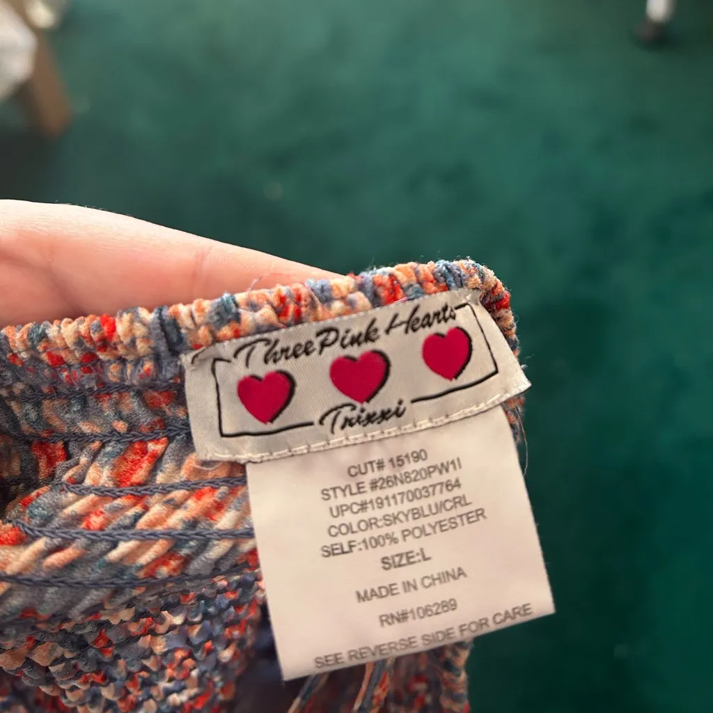 Cute Floral Sundress Size Large Pink - Image 4