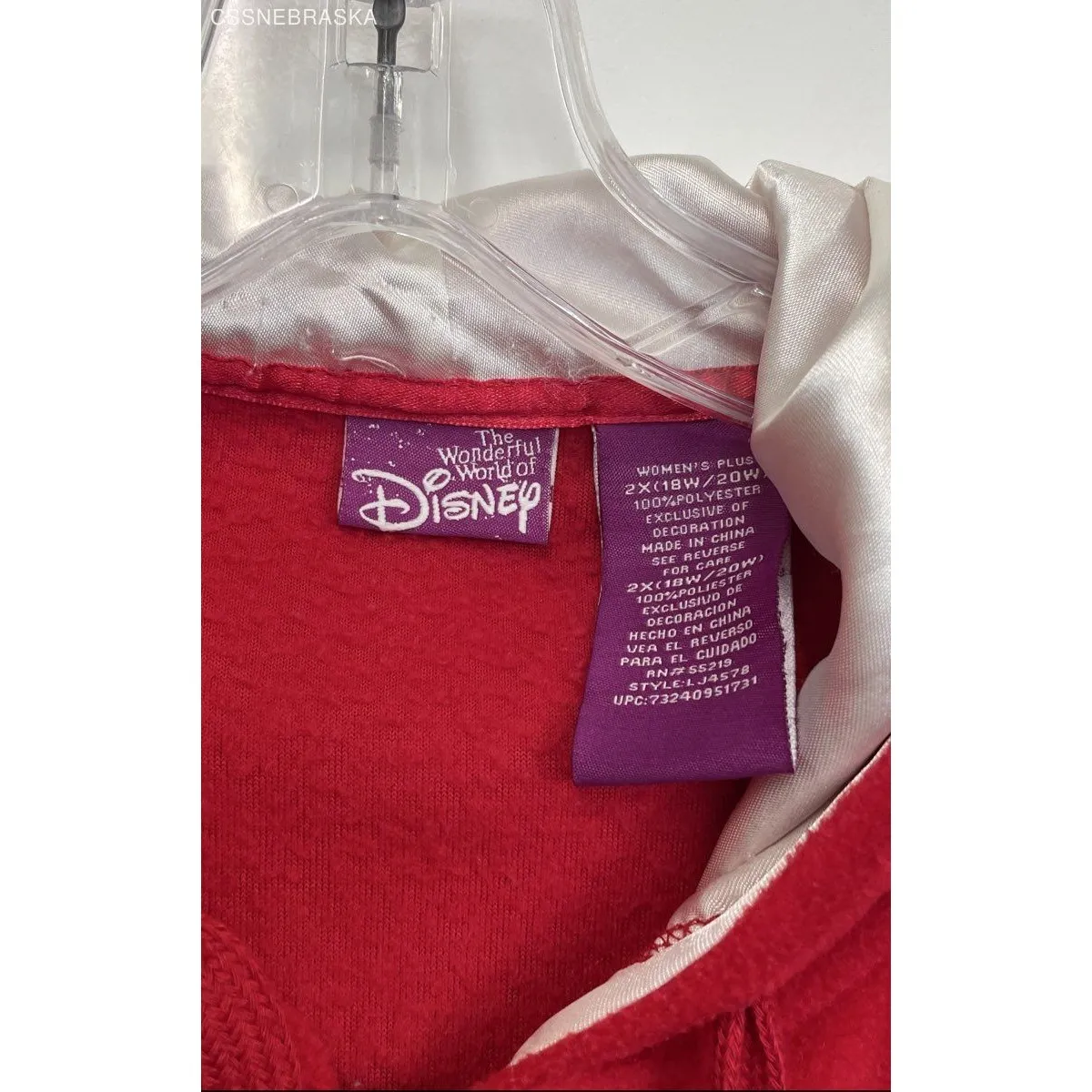 Disney Red Women's POOH Spoil Me Hoodie Sweatshirt - Image 4