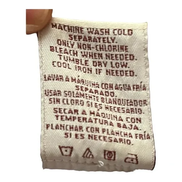 COVINGTON PINSTRIPE SEERSUCKER BLUE WHITE TROUSER PANTS WOMEN'S SIZE 16 - Image 8