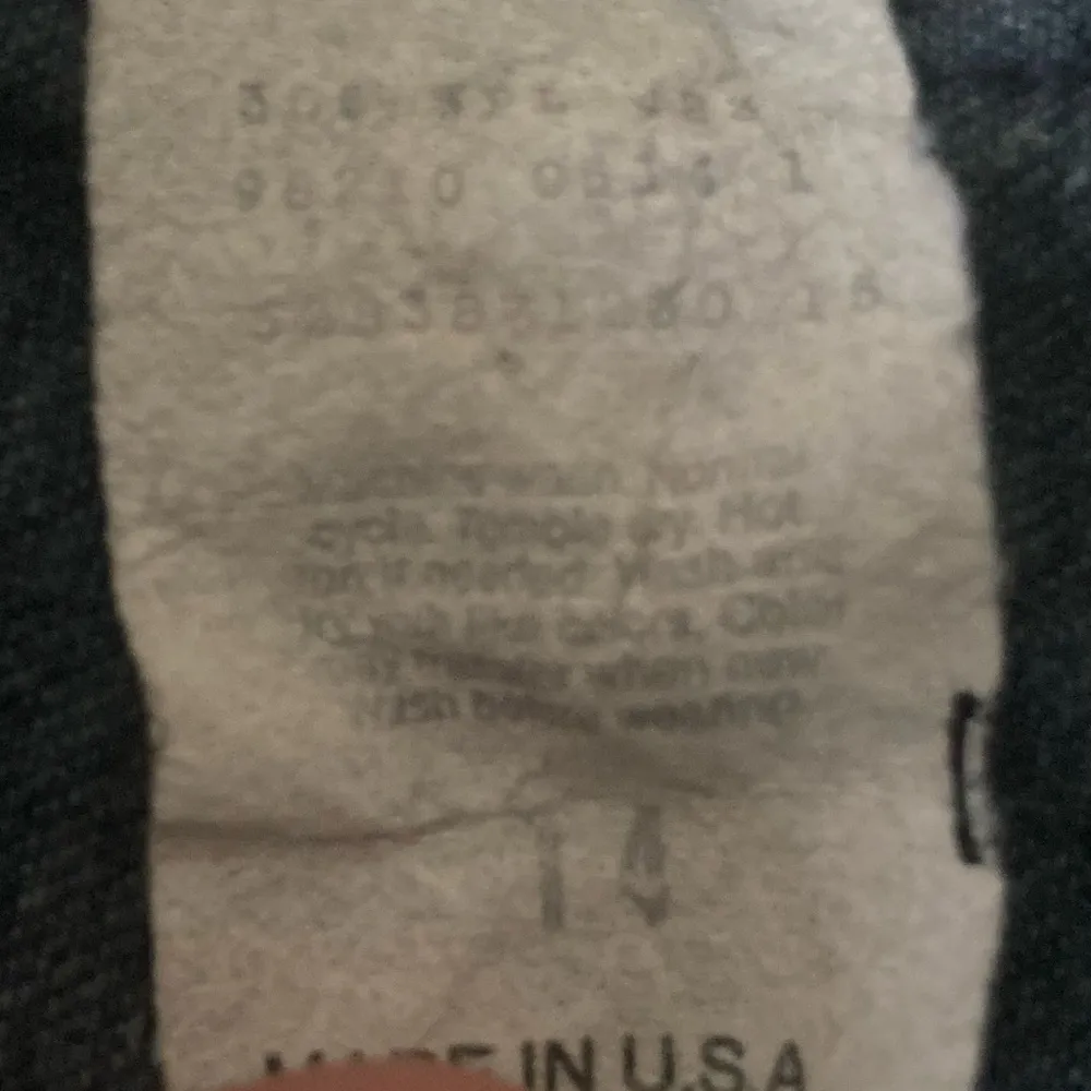 Vintage 1980s Levi's Blue Denim Midi Skirt Size 14 - Image 8