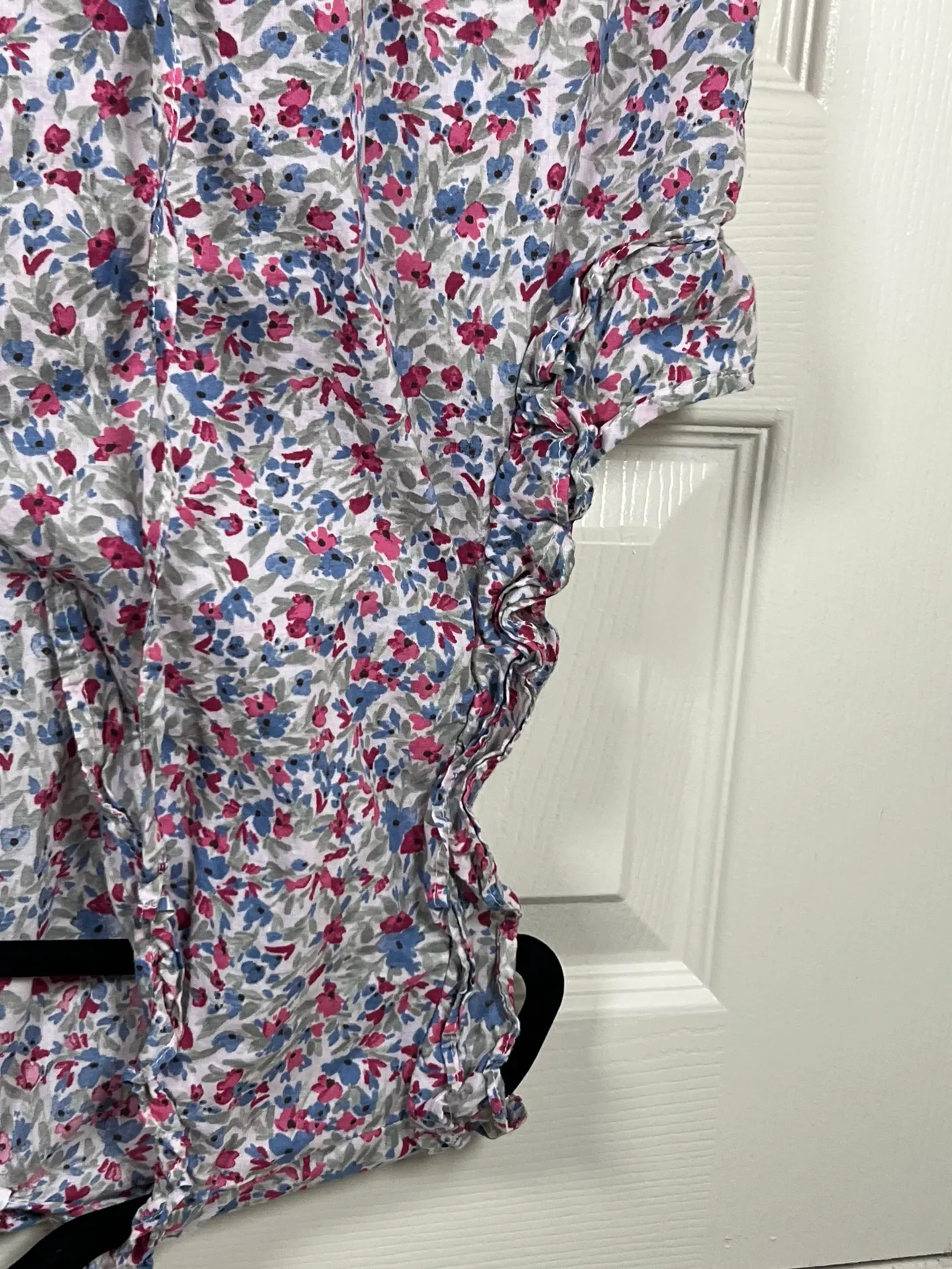 BB Dakota Steve Madden Women’s Floral Sleeveless Flowy Peek-A-Boo Top Size XXL - Image 4