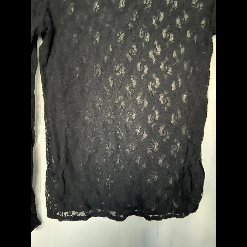 Lauren Ralph Lauren Black Lace Top - Image 4