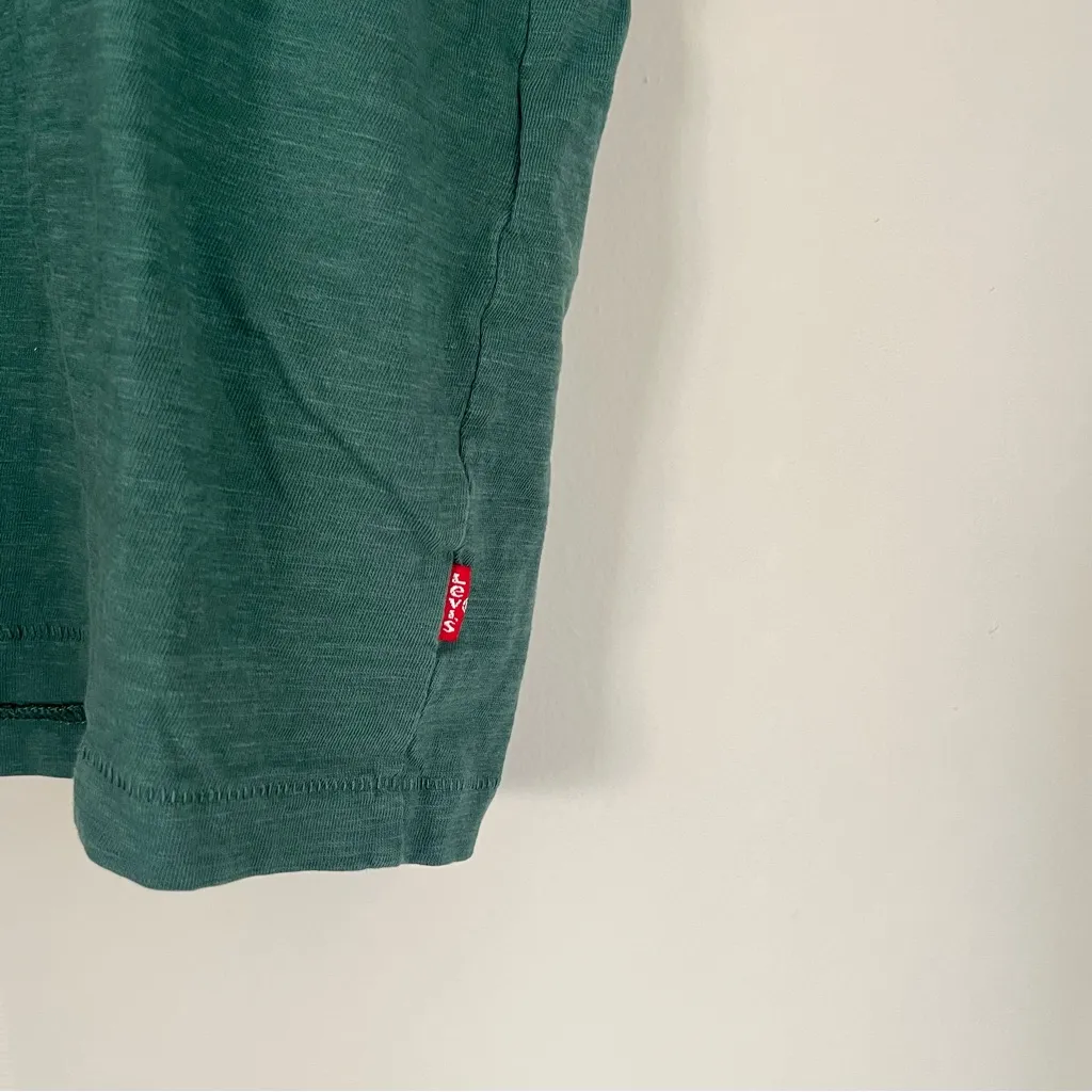 Levi’s Green Game Day Crop Top Size Medium - Image 2