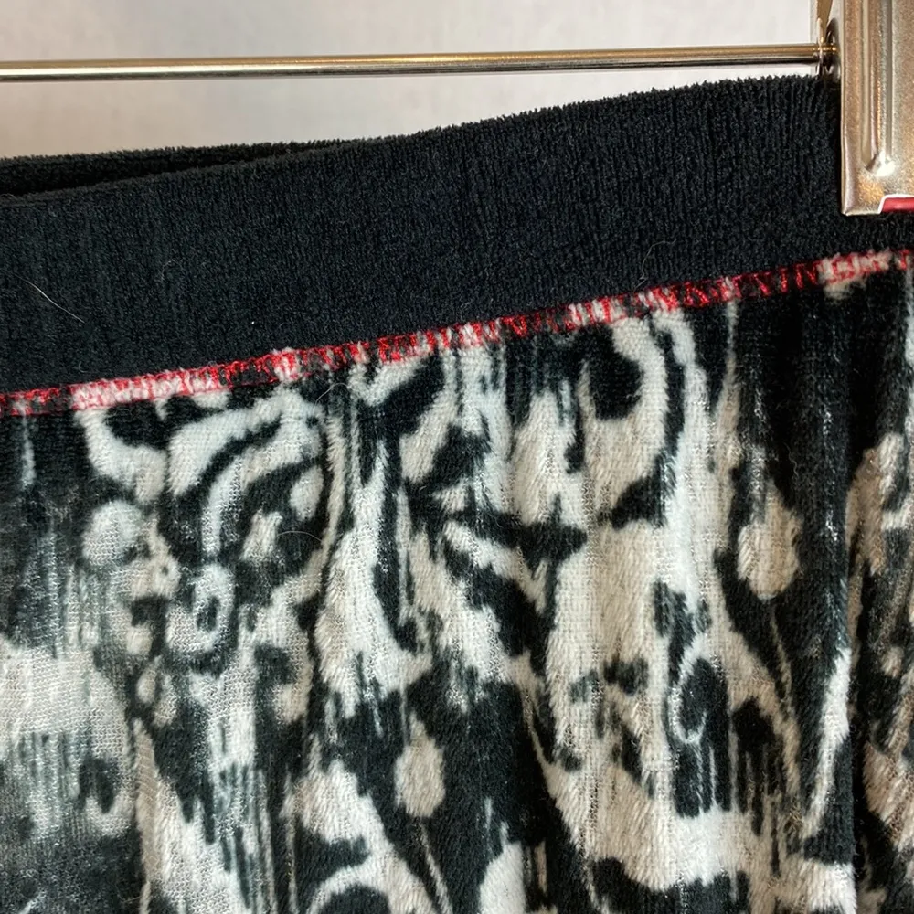 Ellen Tracy Black & White Soft Pajama PJ Pants & Top Set S - Image 4