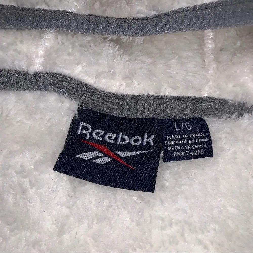 NEW! Reebok Cream Fleece Fuzzy Zip Jacket w/ Hood NWT - Image 8