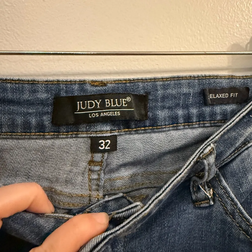 Judy Blue Medium Wash Skinny Straight Relaxed Fit Jeans Size 32 - Image 7