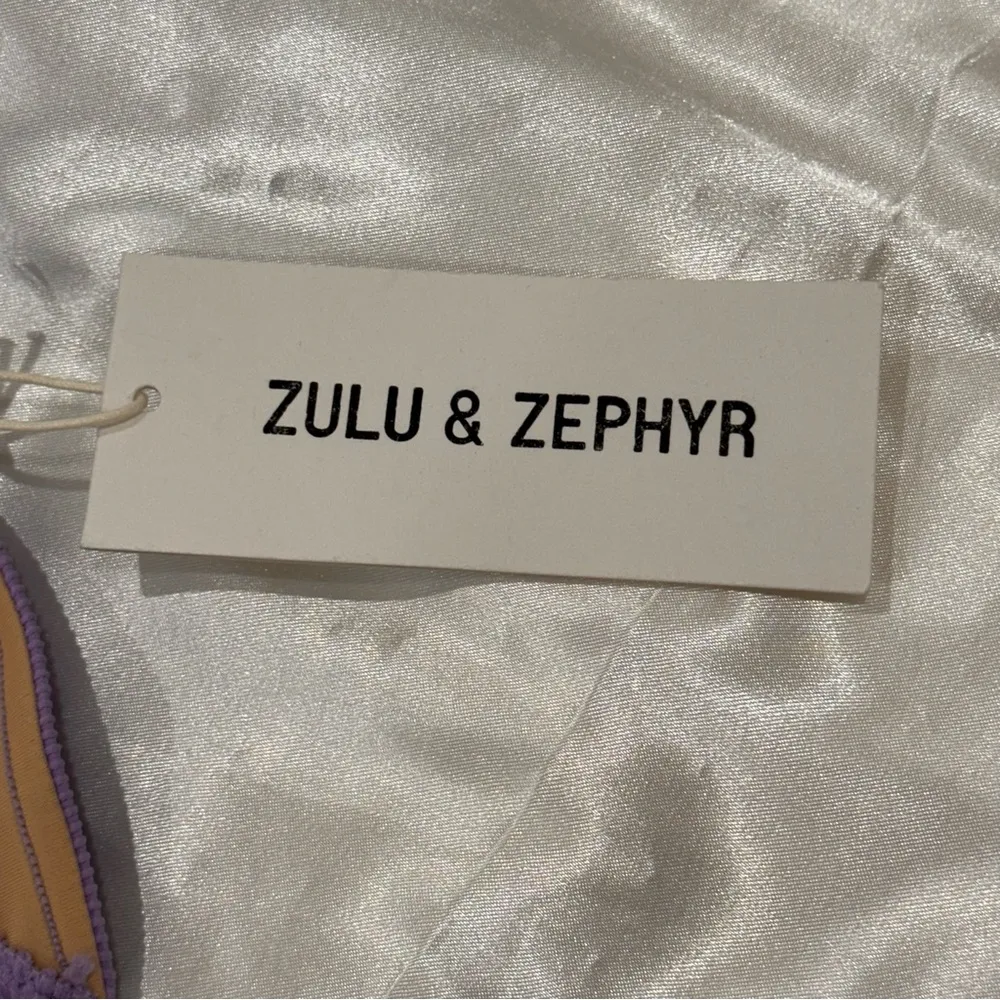 Zulu And Zephyr Signature Halter Bikini Top Adjustable Lavender Purple Size 4 - Image 8