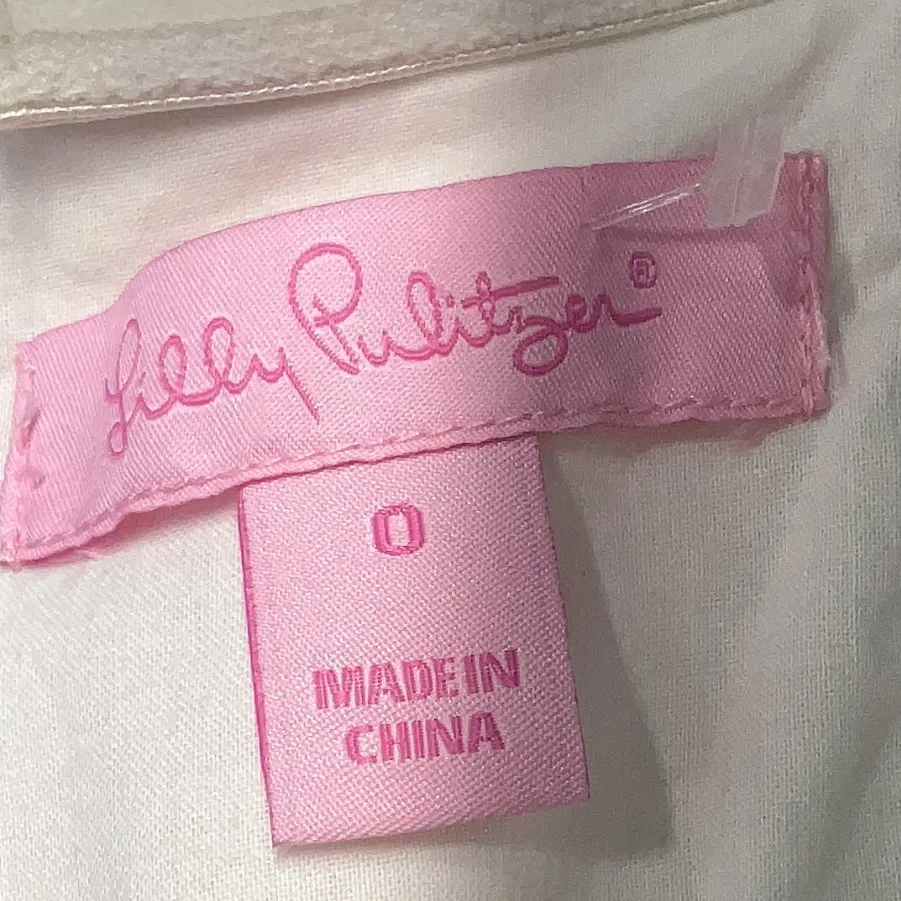 Lilly Pulitzer Orange Floral Strapless Dress Jacquard Lace by the Docks Size 0 - Image 9