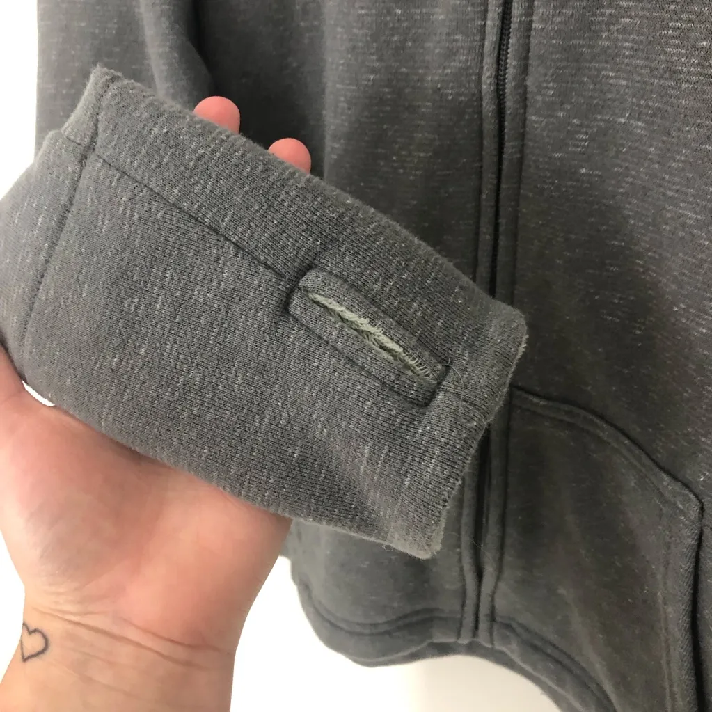Bench 4/$25  Workout Heathered Gray Zip Up Hoodie - Image 3