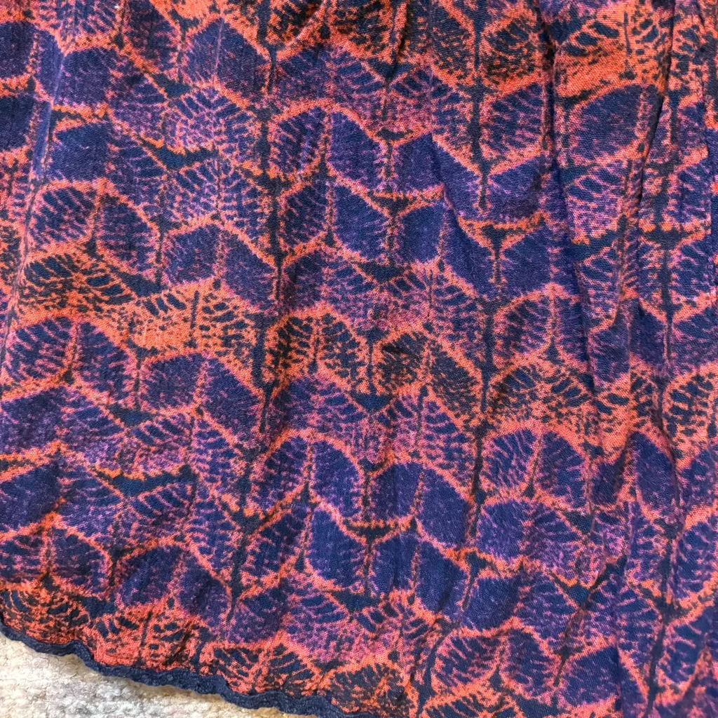 BOGO! Mossimo Patterned Drawstring Shorts with Crochet Trim Blue Size M - Image 7