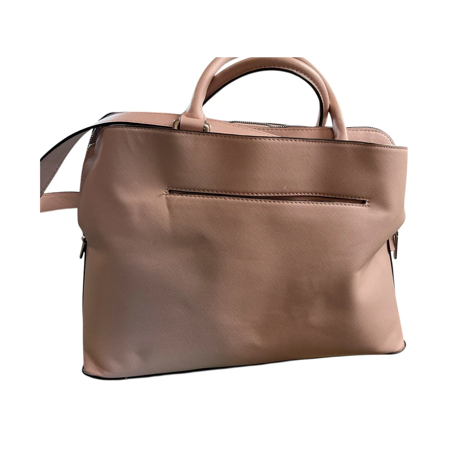 Bow Satchel Crossbody Bag, Pale Pink Handbag, Elegant Top Handle, Shoulder Bag - Image 6