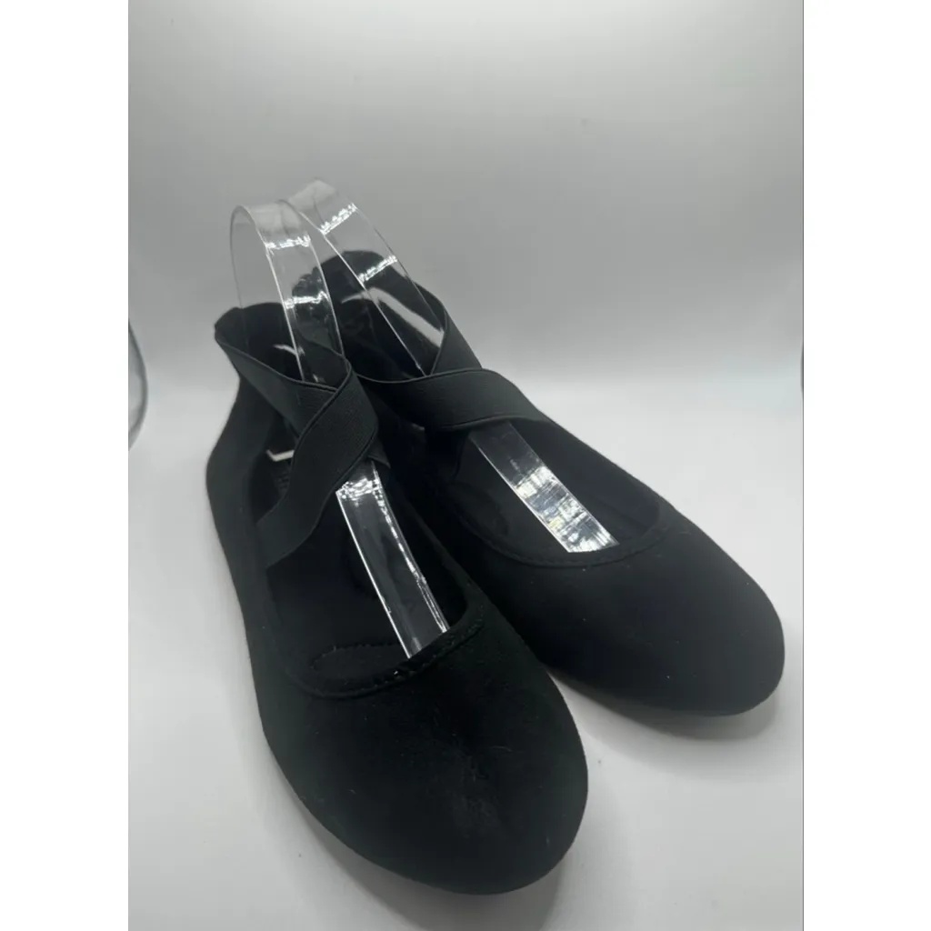 Women's Séchelles Ballet Flats Black Size 8.5W with ankle straps - Image 3