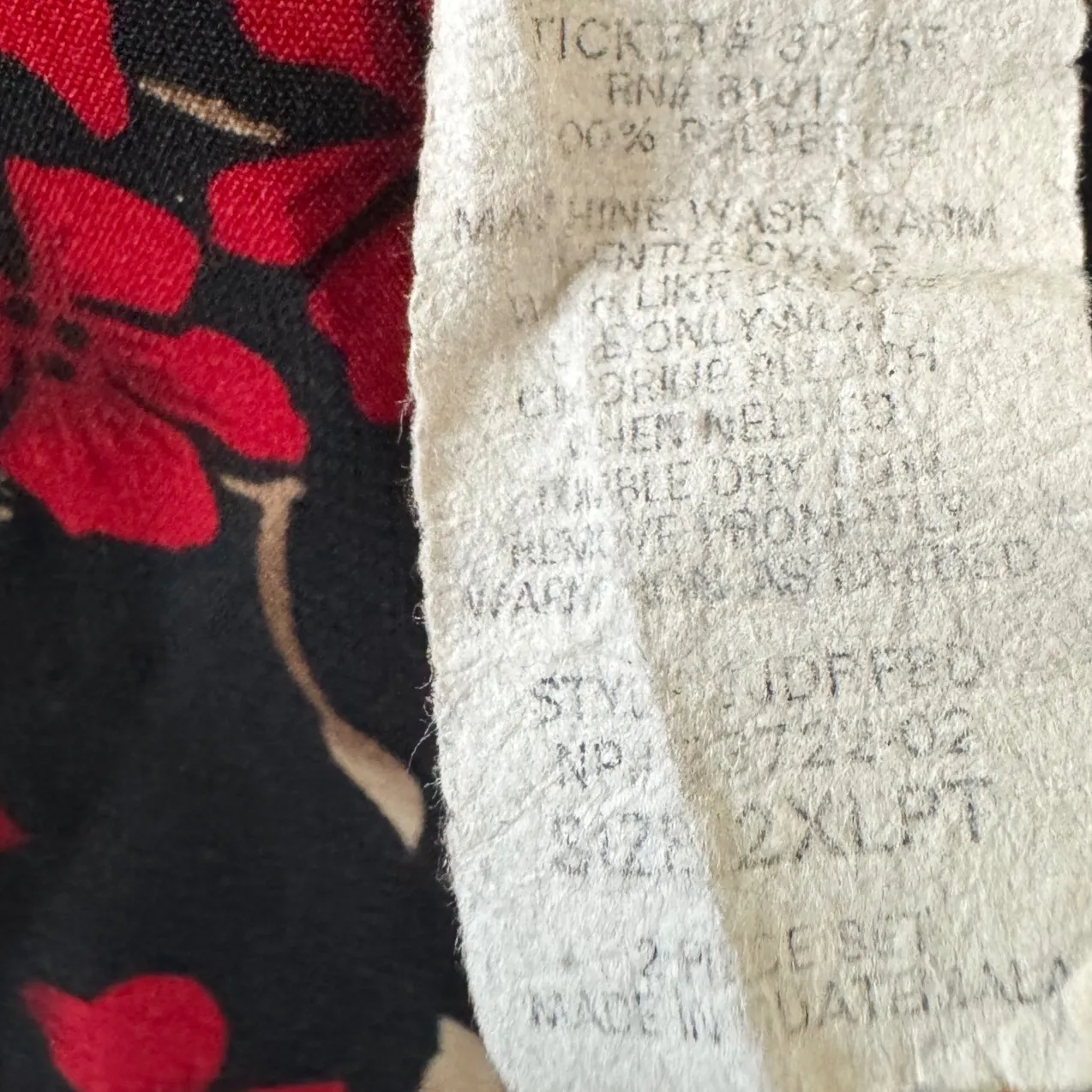 Vintage Elaine Benes sz 2X Black Floral Short Sleeve Sheath Maxi Dress Evening - Image 9