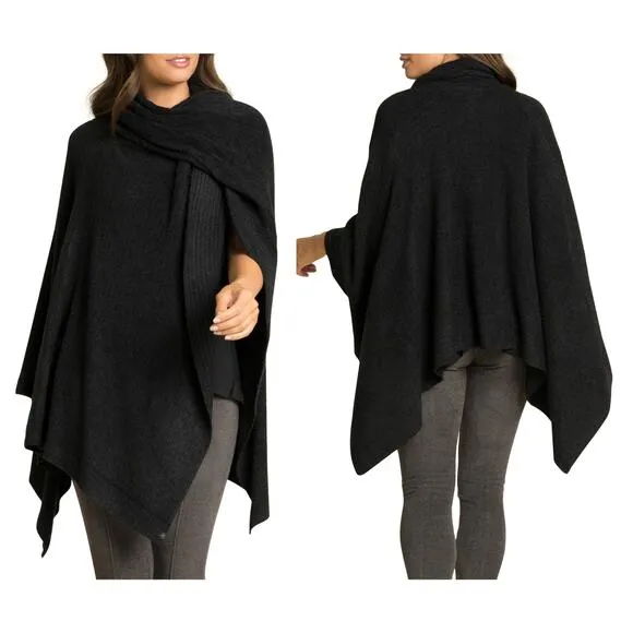 Barefoot Dreams CozyChic Lite Ribbed Travel Wrap ONE SIZE - Image 2