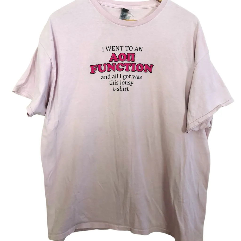 💥 I Went to An Alpha Omicron Pi Function Crewneck Top - Image 2