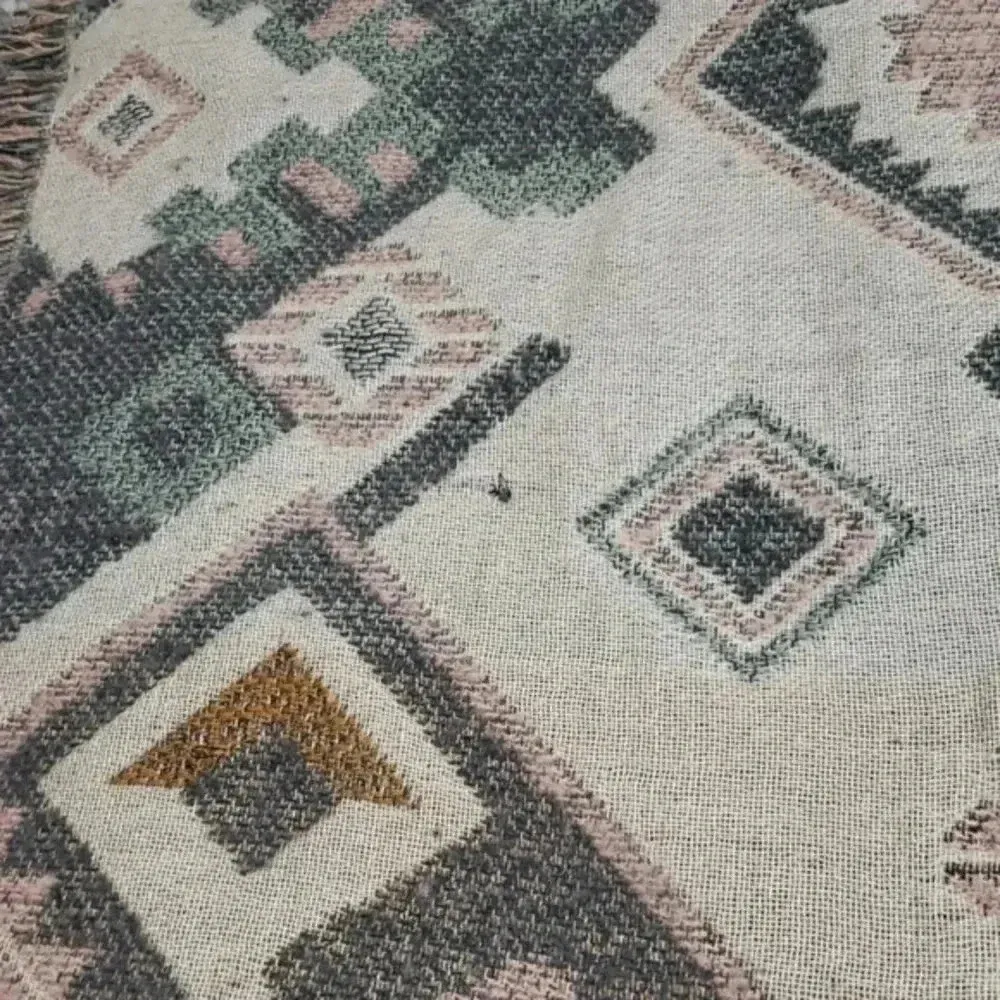 THICK BLANKET SCARF Gray - Image 3