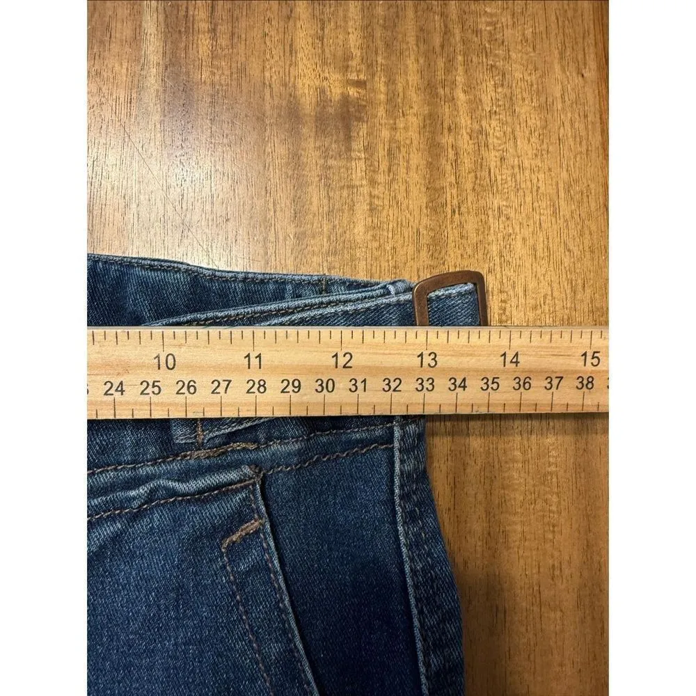 Rue 21 Blue Denim Boot cut Cargo stretch Retro 90s JEANS Womens Size 2 - Image 6