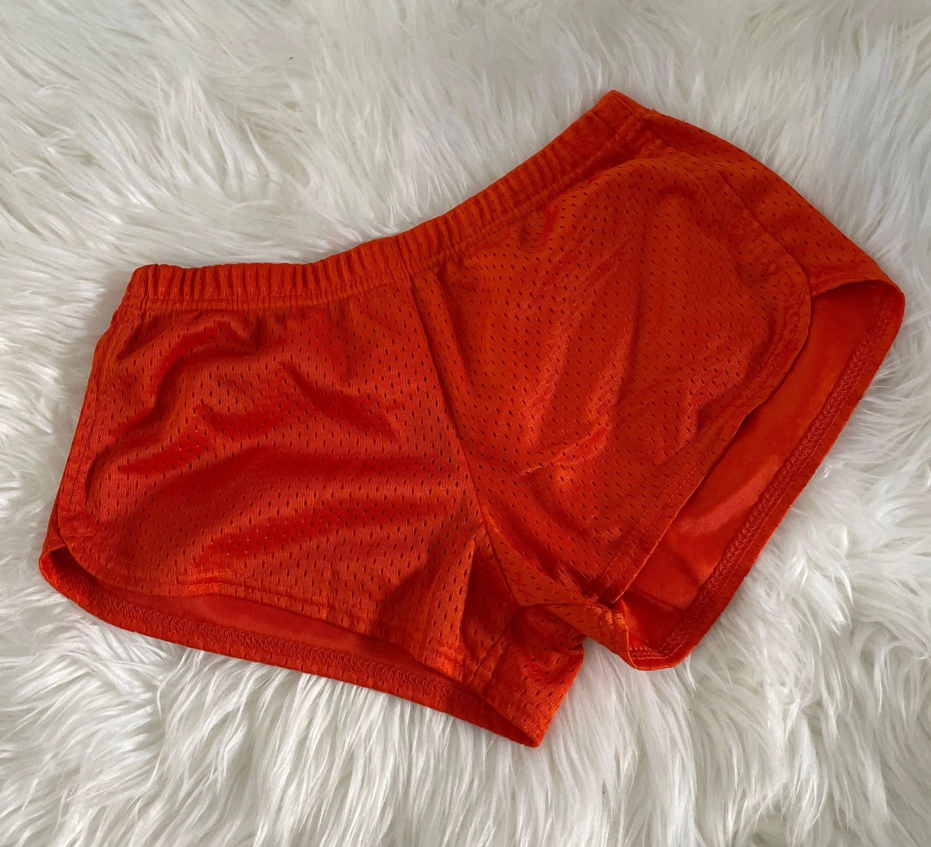 Soffe Orange Mini Shorts - Image 2