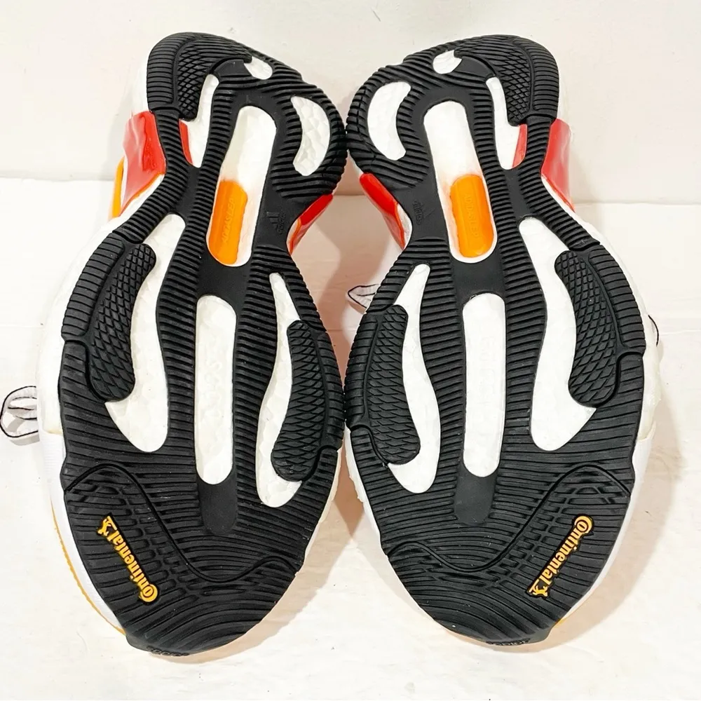 Adidas by Stella McCartney Women’s Size 7 Solarglide Sneakers Orange White NEW - Image 7