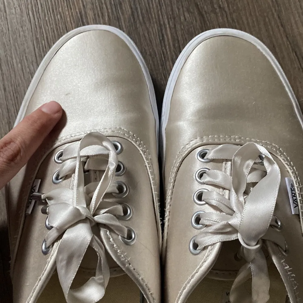 Satin Lace-Up Vans - Image 8